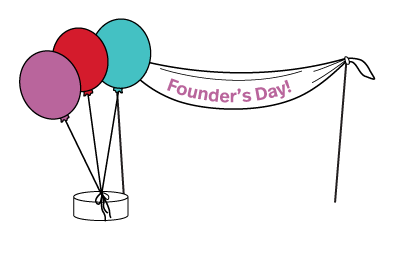 Founder's Day Illustration